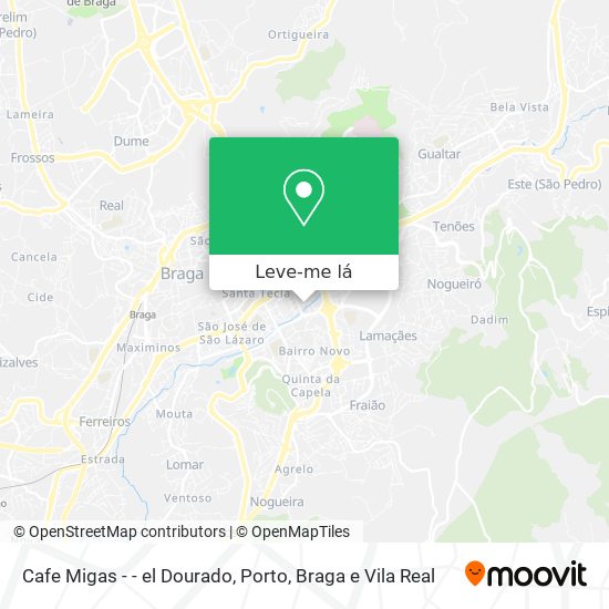 Cafe Migas - - el Dourado mapa