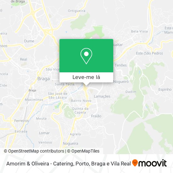 Amorim & Oliveira - Catering mapa
