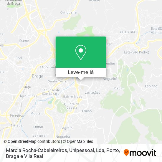 Márcia Rocha-Cabeleireiros, Unipessoal, Lda mapa