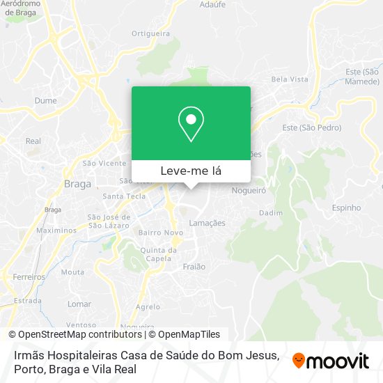 Irmãs Hospitaleiras Casa de Saúde do Bom Jesus mapa