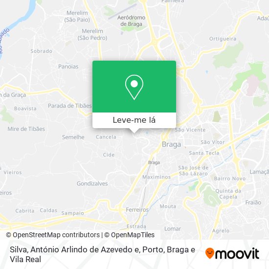 Silva, António Arlindo de Azevedo e mapa