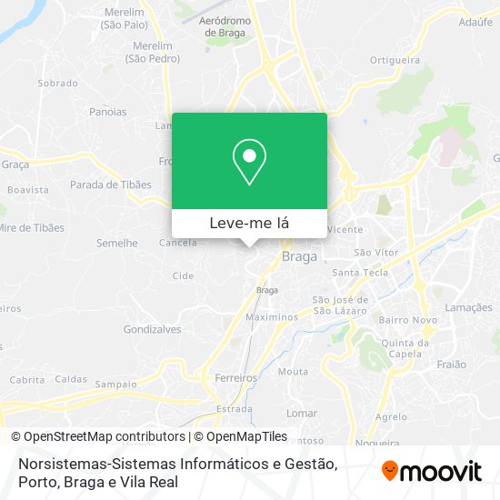 Norsistemas-Sistemas Informáticos e Gestão mapa