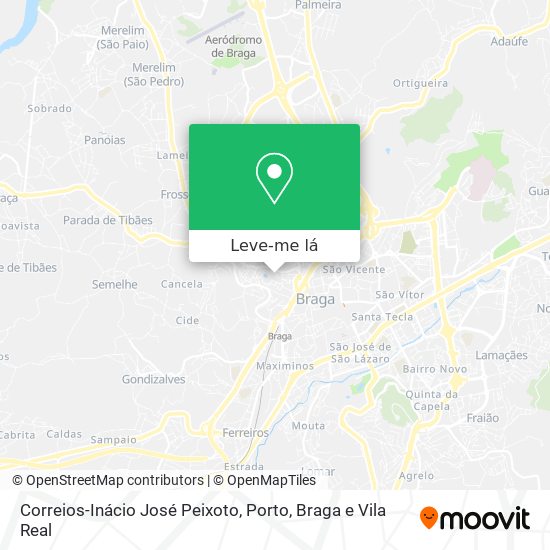 Correios-Inácio José Peixoto mapa