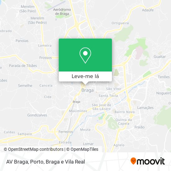 AV Braga mapa