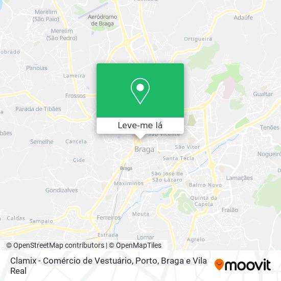 Clamix - Comércio de Vestuário mapa