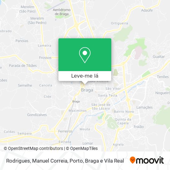 Rodrigues, Manuel Correia mapa