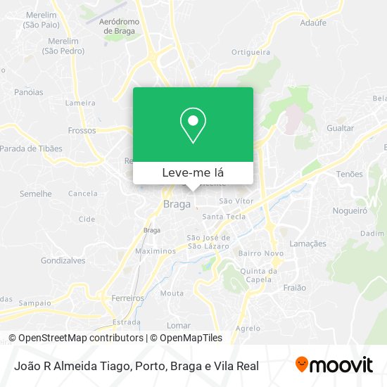 João R Almeida Tiago mapa