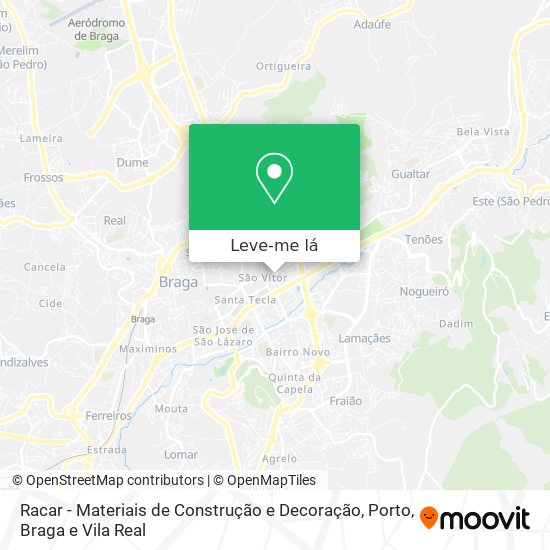 Racar - Materiais de Construção e Decoração mapa