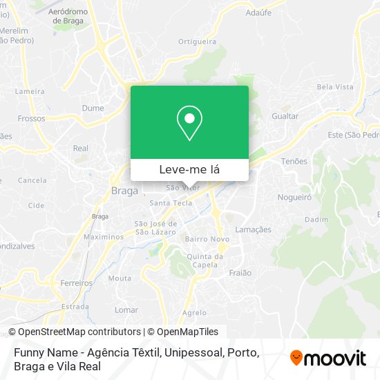 Funny Name - Agência Têxtil, Unipessoal mapa