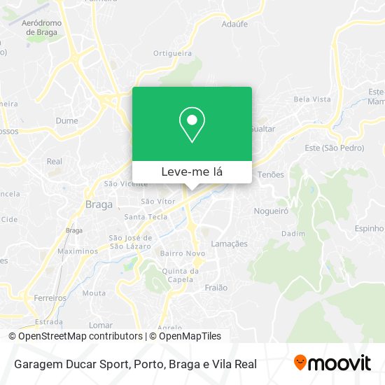 Garagem Ducar Sport mapa