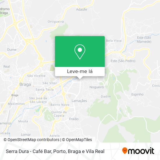 Serra Dura - Café Bar mapa