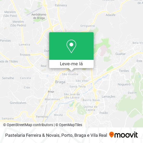 Pastelaria Ferreira & Novais mapa