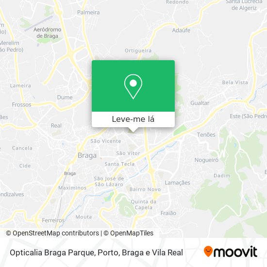 Opticalia Braga Parque mapa