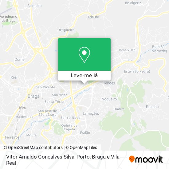 Vítor Arnaldo Gonçalves Silva mapa