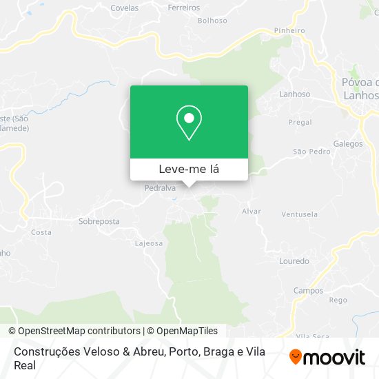 Construções Veloso & Abreu mapa