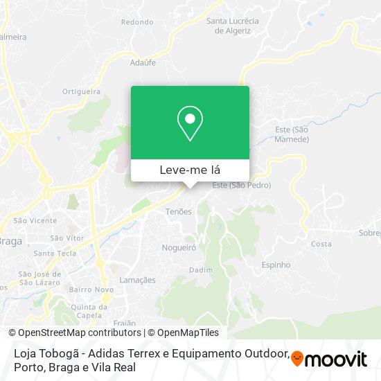 Loja Tobogã - Adidas Terrex e Equipamento Outdoor mapa