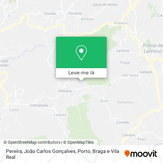 Pereira, João Carlos Gonçalves mapa