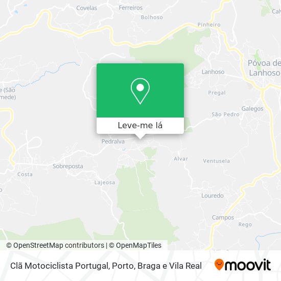 Clã Motociclista Portugal mapa