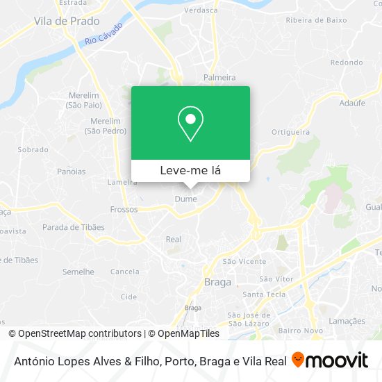 António Lopes Alves & Filho mapa