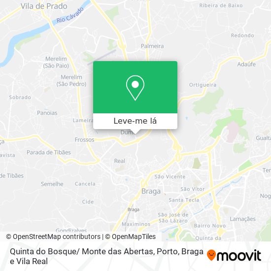 Quinta do Bosque/ Monte das Abertas mapa