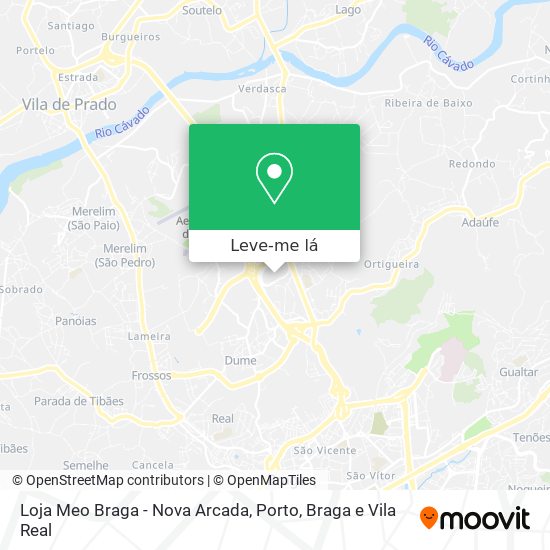 Loja Meo Braga - Nova Arcada mapa