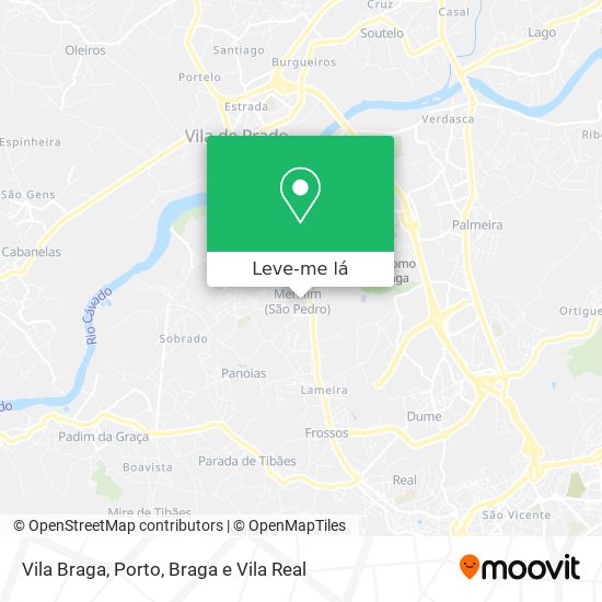 Vila Braga mapa