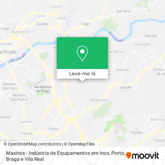 Maxinox - Indústria de Equipamentos em Inox mapa