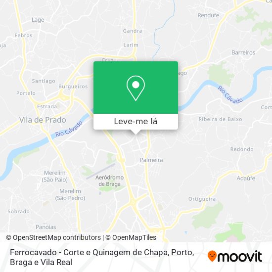 Ferrocavado - Corte e Quinagem de Chapa mapa