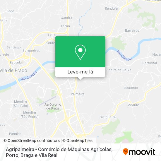Agripalmeira - Comércio de Máquinas Agrícolas mapa