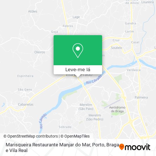 Marisqueira Restaurante Manjar do Mar mapa