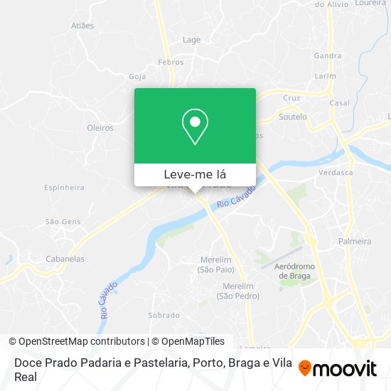 Doce Prado Padaria e Pastelaria mapa