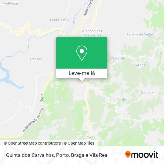 Quinta dos Carvalhos mapa