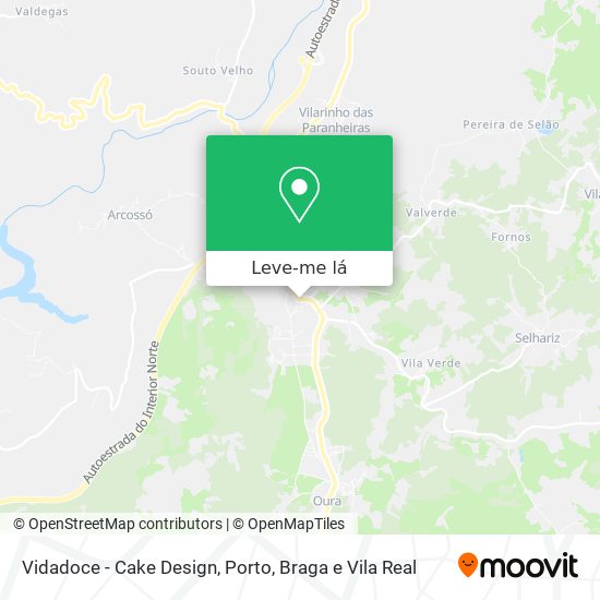 Vidadoce - Cake Design mapa