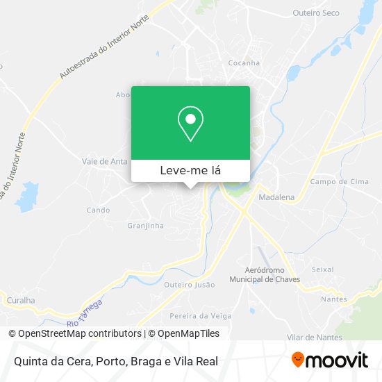Quinta da Cera mapa