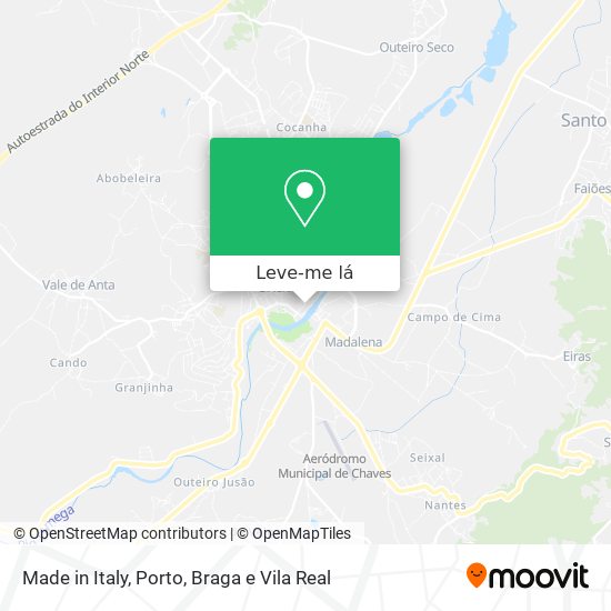 Made in Italy mapa