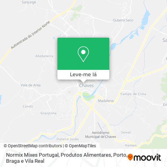 Normix Mixes Portugal, Produtos Alimentares mapa