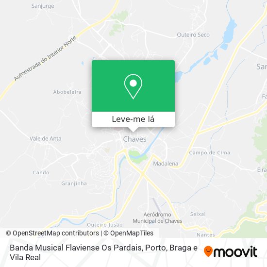 Banda Musical Flaviense Os Pardais mapa