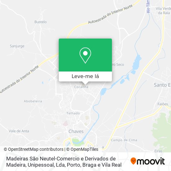 Madeiras São Neutel-Comercio e Derivados de Madeira, Unipessoal, Lda mapa