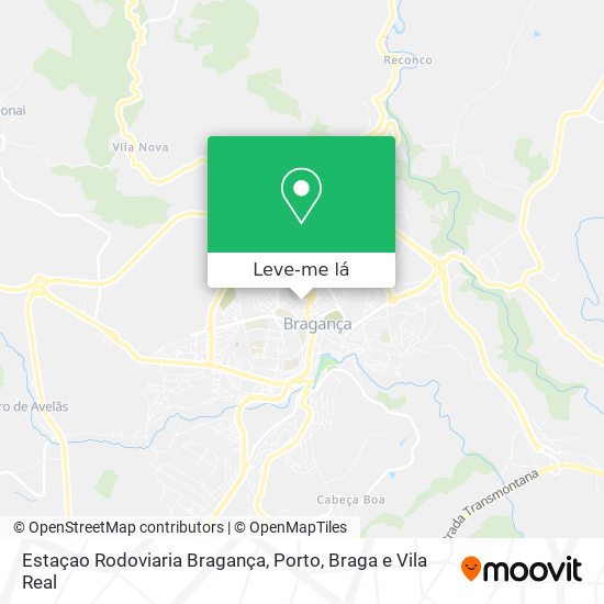 Estaçao Rodoviaria Bragança mapa