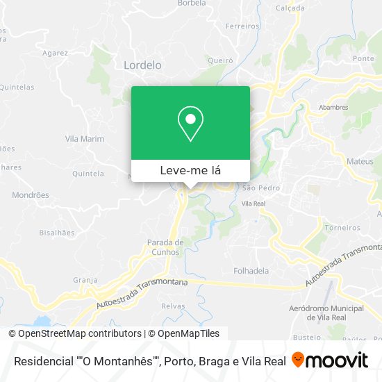 Residencial ""O Montanhês"" mapa