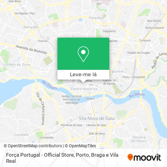 Força Portugal - Official Store mapa