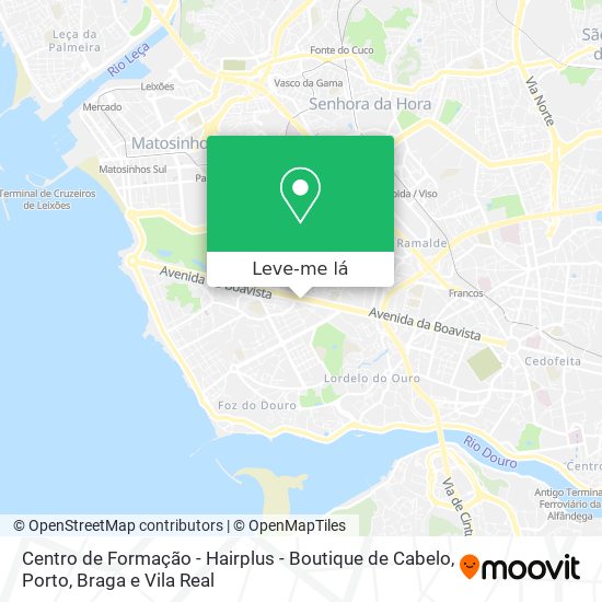 Centro de Formação - Hairplus - Boutique de Cabelo mapa