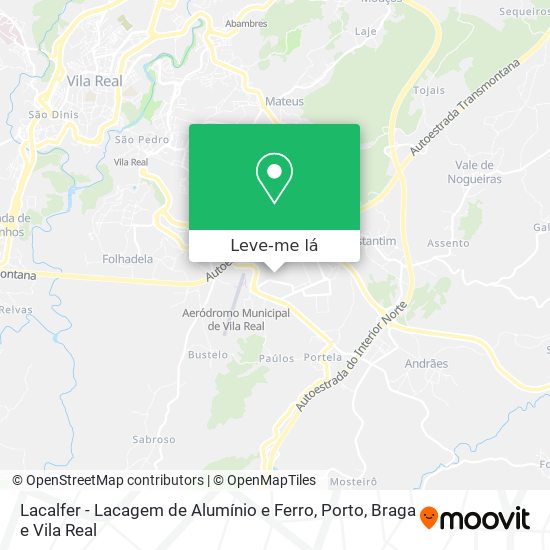 Lacalfer - Lacagem de Alumínio e Ferro mapa