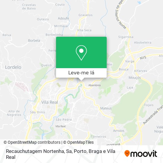 Recauchutagem Nortenha, Sa mapa