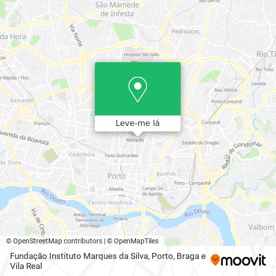 Fundação Instituto Marques da Silva mapa
