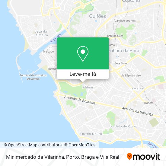 Minimercado da Vilarinha mapa