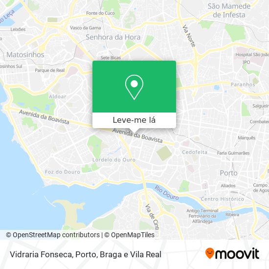 Vidraria Fonseca mapa