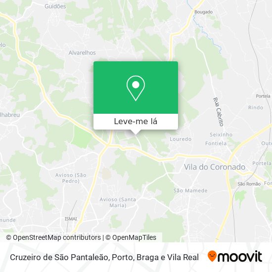 Cruzeiro de São Pantaleão mapa