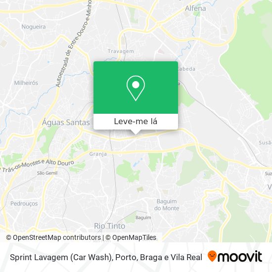 Sprint Lavagem (Car Wash) mapa