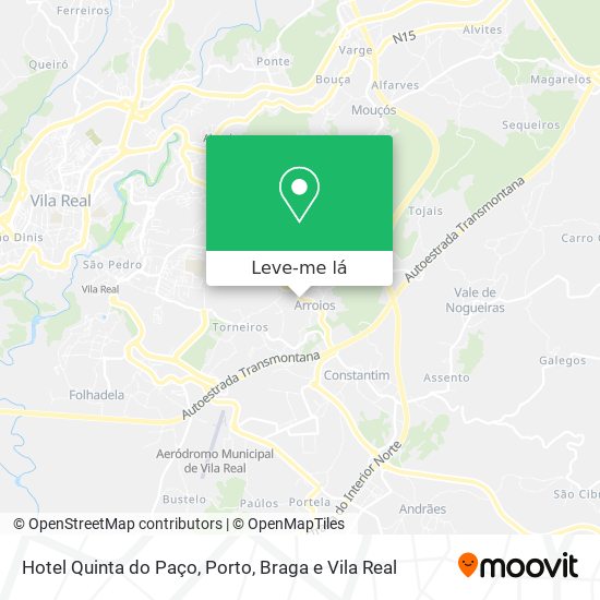 Hotel Quinta do Paço mapa